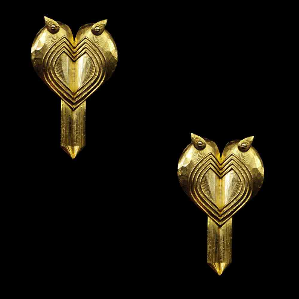 Lover Bird Earcuffs – handcrafted gold-plated 92.5 sterling silver ear cuffs by My Motifs
