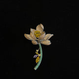 Ujjh – handcrafted 92.5 sterling silver brooch by My Motifs