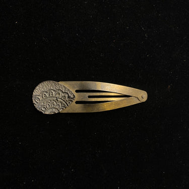 Tamiv – handcrafted gold-tone 92.5 sterling silver hair pin by My Motifs