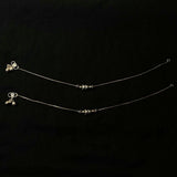 Ataha – handcrafted 92.5 sterling silver anklet by My Motifs