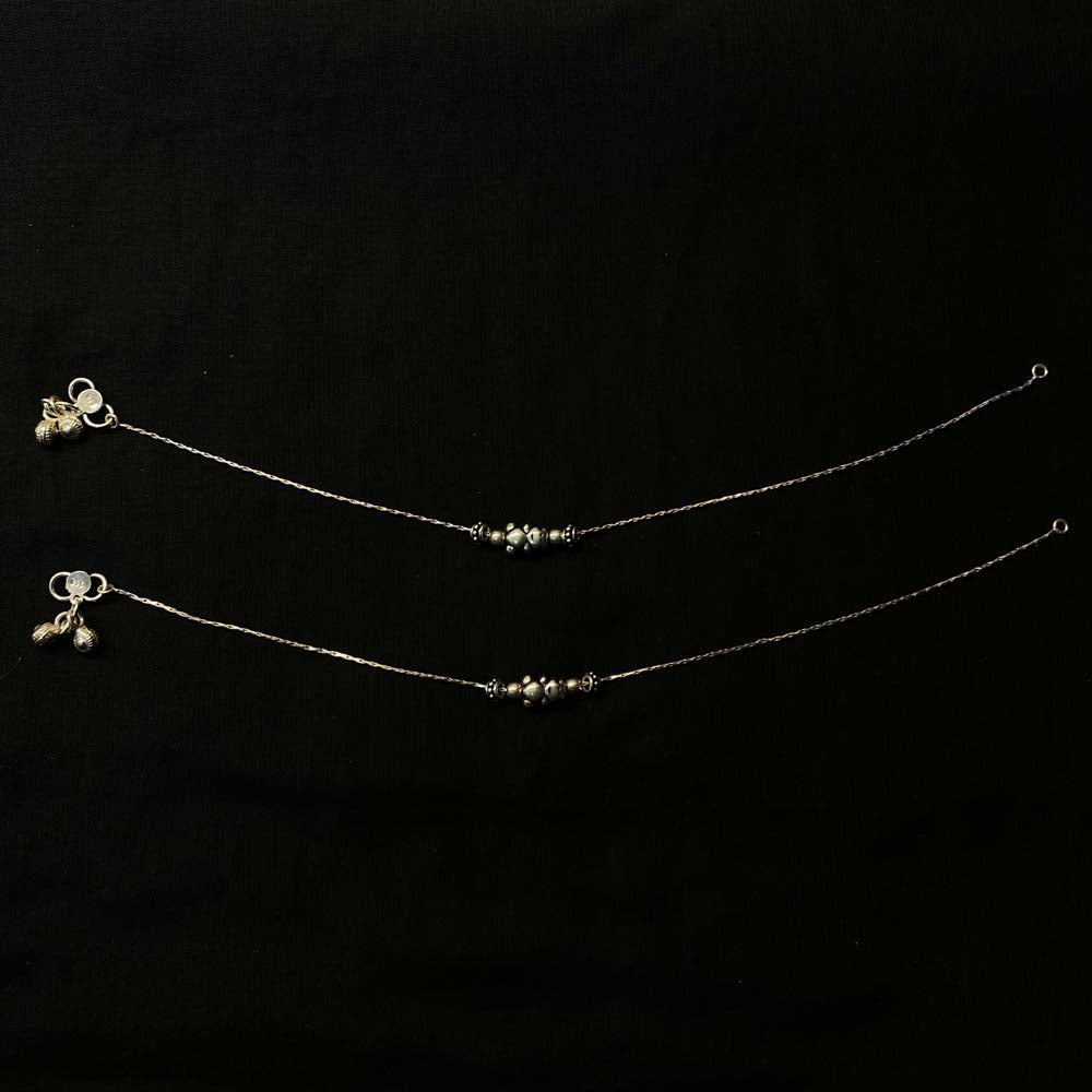Ataha – handcrafted 92.5 sterling silver anklet by My Motifs
