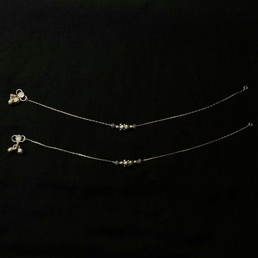 Ataha – handcrafted 92.5 sterling silver anklet by My Motifs