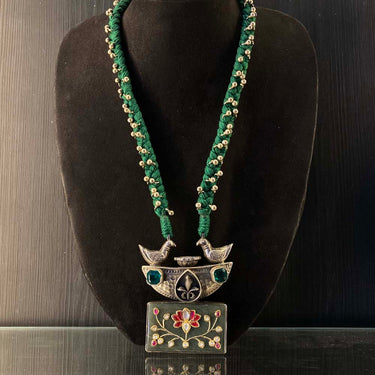 Ukth – handcrafted 92.5 sterling silver necklace by My Motifs