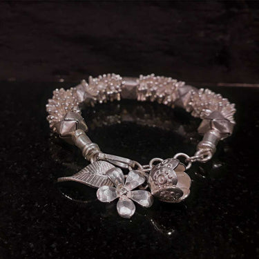 Silver Strings – handcrafted 92.5 sterling silver bracelet by My Motifs