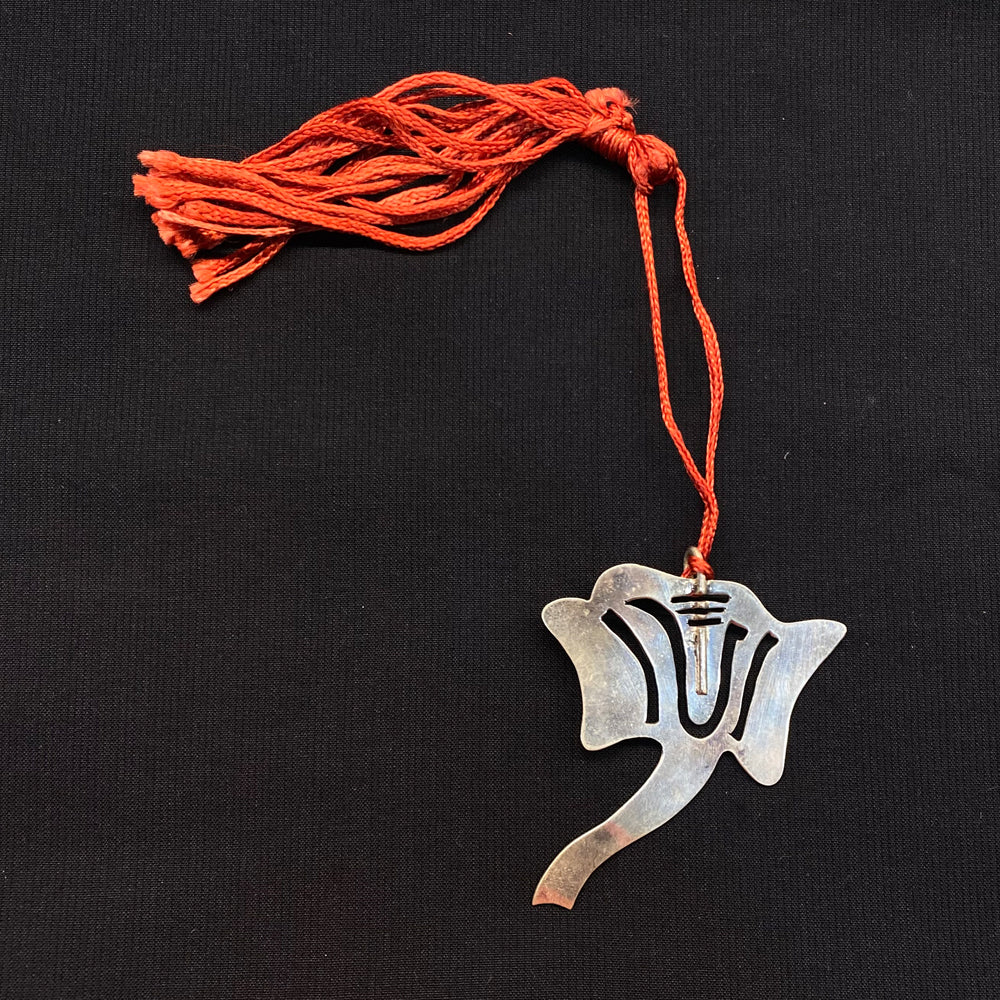 Shri Ganesha Bookmark – handcrafted 92.5 sterling silver bookmark by My Motifs