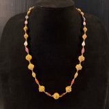 Udraka – handcrafted gold-tone 92.5 sterling silver necklace by My Motifs