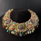 Kamya – handcrafted dual-tone 92.5 sterling silver necklace by My Motifs, view 3