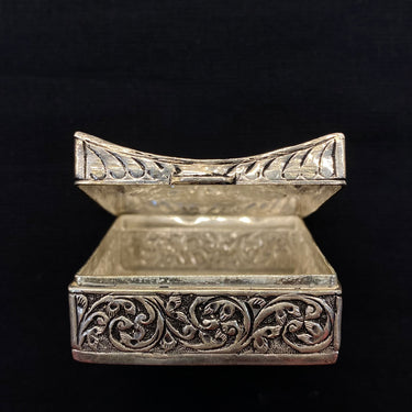 Asymmetrical Dibbi – handcrafted 92.5 sterling silver dibbi by My Motifs
