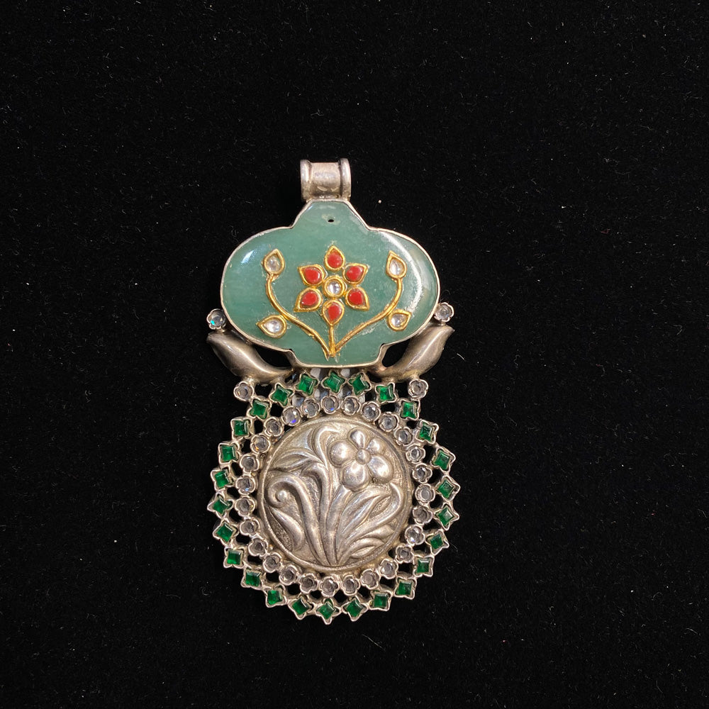 Dhrit – handcrafted 92.5 sterling silver pendant by My Motifs