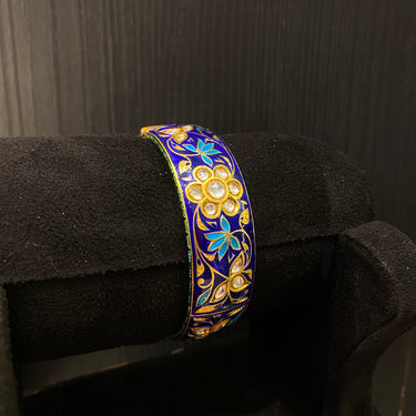 Rijh – handcrafted 92.5 sterling silver kada by My Motifs, view 3