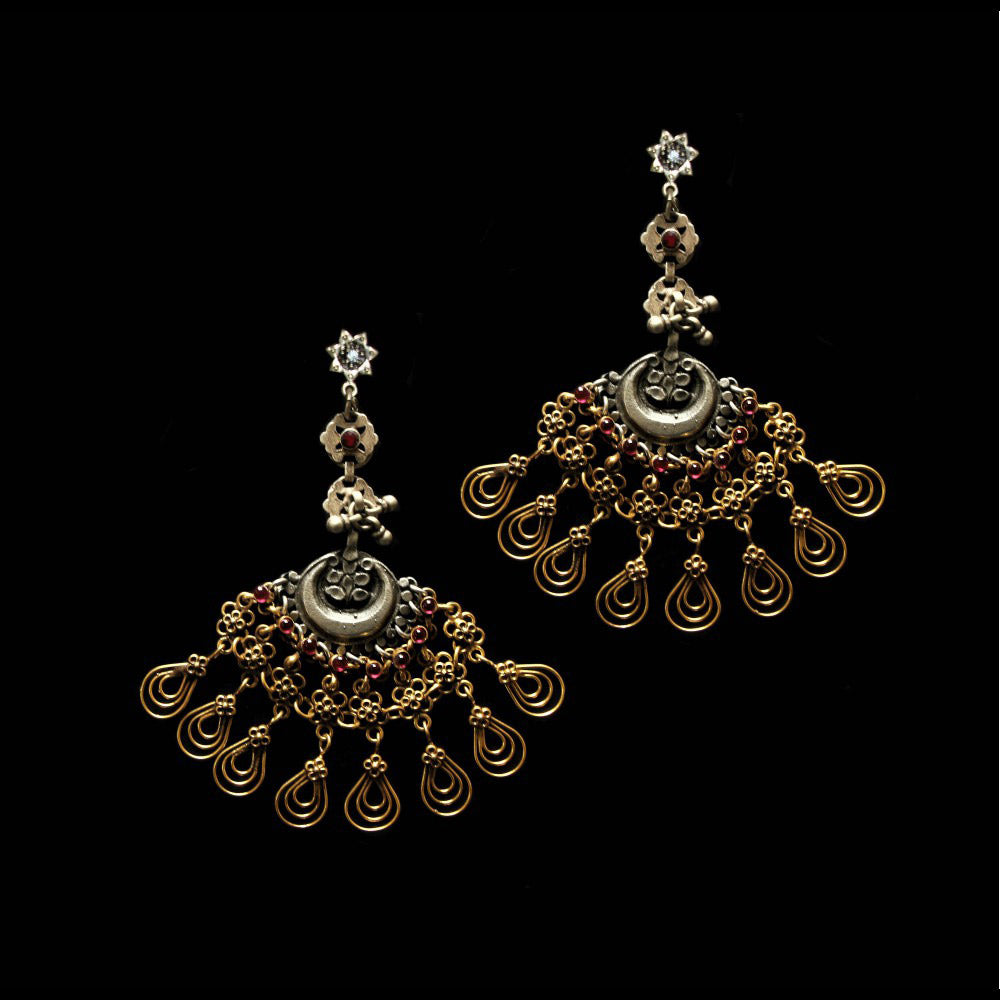 Filigree Earrings – handcrafted 92.5 sterling silver earrings by My Motifs
