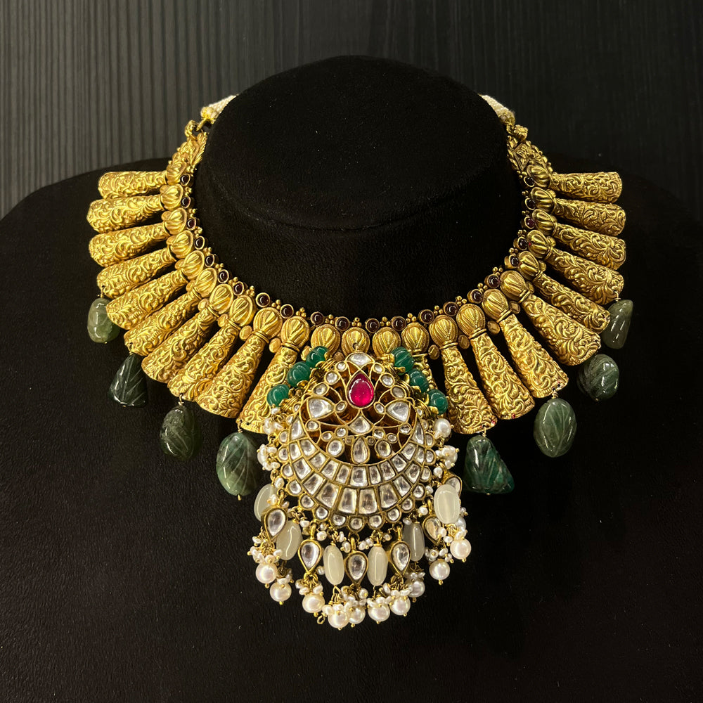 Zeenat – handcrafted 92.5 sterling silver necklace by My Motifs