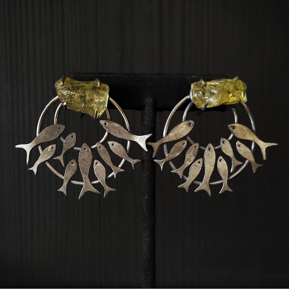 Ditsa – handcrafted 92.5 sterling silver earrings by My Motifs
