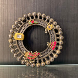 Alekha – handcrafted dual-tone 92.5 sterling silver bracelet by My Motifs