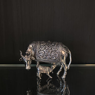 Kamadhenu – handcrafted 92.5 sterling silver figurine by My Motifs