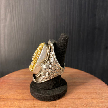 Rathin – handcrafted 92.5 sterling silver ring by My Motifs, view 3