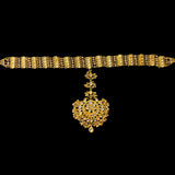 Kshitij – handcrafted gold-tone 92.5 sterling silver mang tikka by My Motifs
