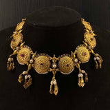 Carav – handcrafted gold-tone 92.5 sterling silver necklace by My Motifs