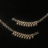 Mrina – handcrafted 92.5 sterling silver ear chain by My Motifs, view 2