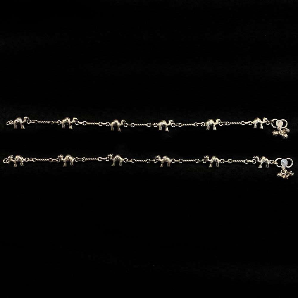 Nir – handcrafted 92.5 sterling silver anklet by My Motifs