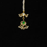 Dhrk – handcrafted gold-tone 92.5 sterling silver mang tikka by My Motifs, view 2
