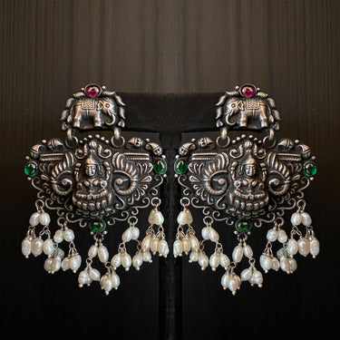 Myra – handcrafted 92.5 sterling silver earrings by My Motifs