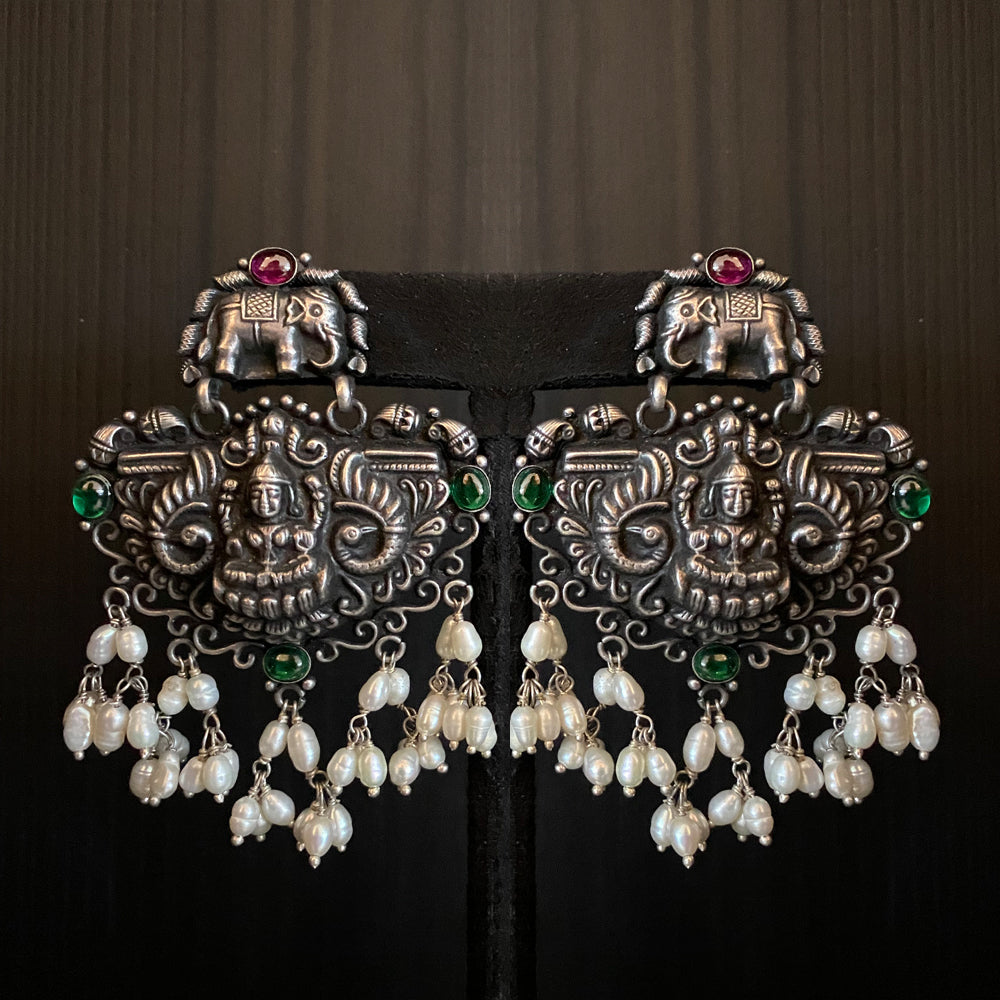 Myra – handcrafted 92.5 sterling silver earrings by My Motifs