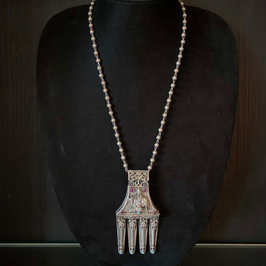 Jivya – handcrafted 92.5 sterling silver necklace by My Motifs