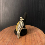 Karah – handcrafted 92.5 sterling silver ring by My Motifs, view 2