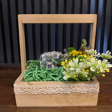 Kamadhenu Silver Blessings Hamper – silver Kamadhenu cow gift hamper by My Motifs