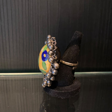 Namasya – handcrafted 92.5 sterling silver ring by My Motifs, view 2
