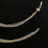 Manj – handcrafted 92.5 sterling silver ear chain by My Motifs, view 2