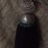 Tvaraa – handcrafted 92.5 sterling silver hair pin by My Motifs, view 3