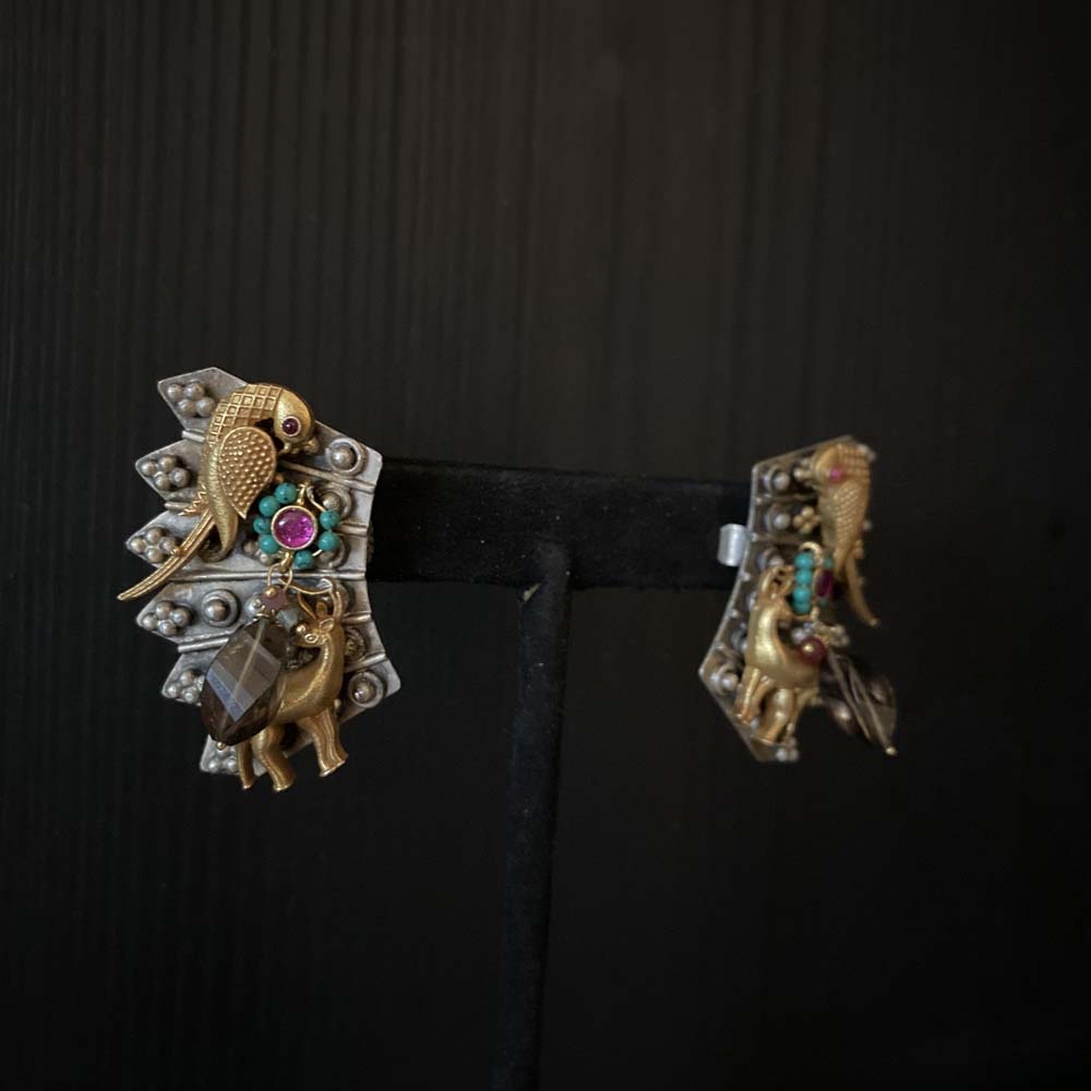 Hruta – handcrafted 92.5 sterling silver ear cuff by My Motifs