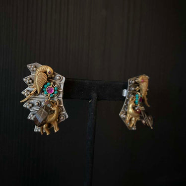 Hruta – handcrafted 92.5 sterling silver ear cuff by My Motifs