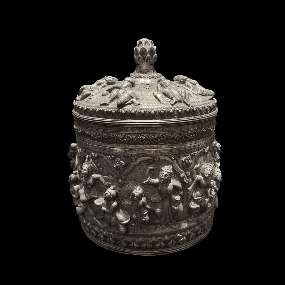 Rebha – handcrafted 92.5 sterling silver dabba by My Motifs
