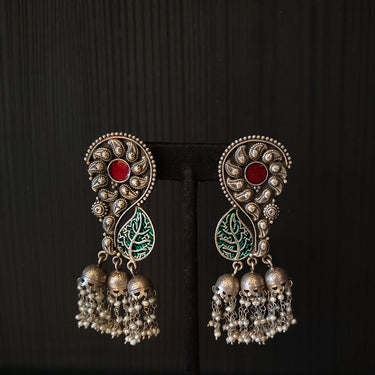 Ramhi – handcrafted 92.5 sterling silver earrings by My Motifs