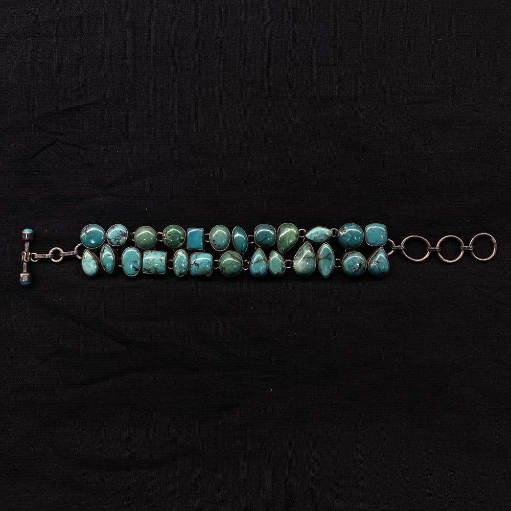 Tarnv – silver bracelet with turquoise – My Motifs