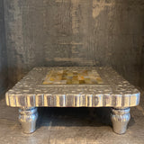Silver chowki – handcrafted 92.5 sterling silver chowki by My Motifs