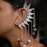 Karav – handcrafted 92.5 sterling silver ear cuff by My Motifs