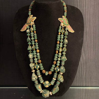 Rya – handcrafted gold-tone 92.5 sterling silver necklace by My Motifs