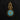 Statement silver necklace pendant - Arala by Motifs India