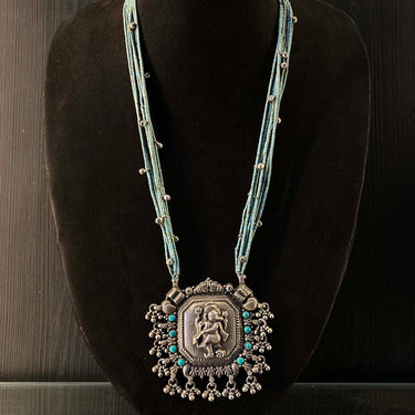 Athasa – handcrafted 92.5 sterling silver necklace by My Motifs