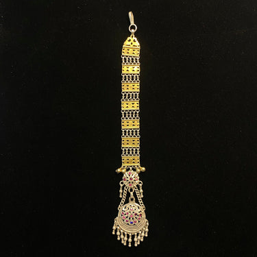 Dvaitt – handcrafted dual-tone 92.5 sterling silver mang tikka by My Motifs