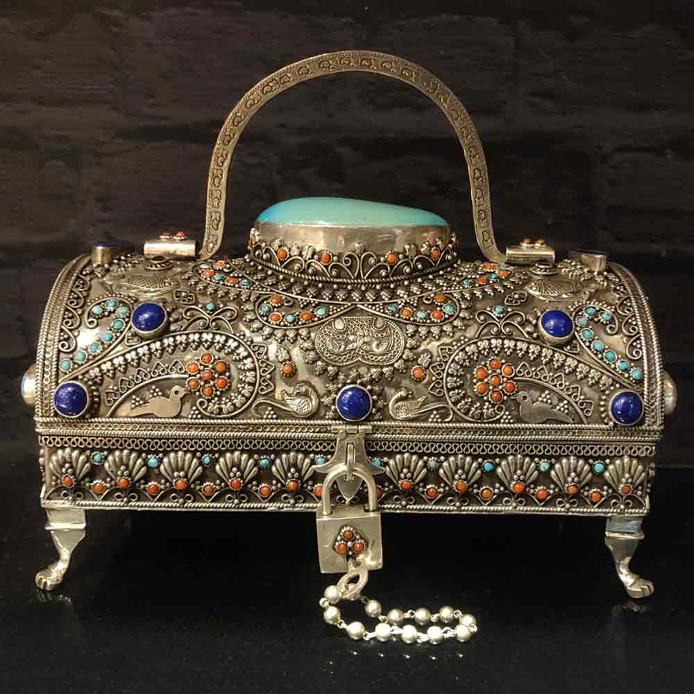 Turkish Silver Box – handcrafted 92.5 sterling silver box by My Motifs