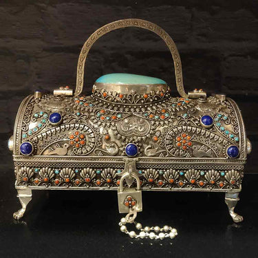 Turkish Silver Box – handcrafted 92.5 sterling silver box by My Motifs