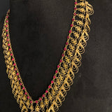 Alin – handcrafted gold-tone 92.5 sterling silver necklace by My Motifs, view 3