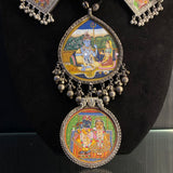 Vodita – handcrafted 92.5 sterling silver necklace by My Motifs, view 2