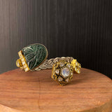 Tvarj – handcrafted dual-tone 92.5 sterling silver bracelet by My Motifs