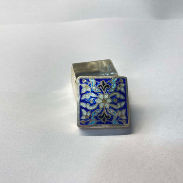 Ajaka – handcrafted 92.5 sterling silver dibbi by My Motifs, view 4